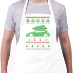 printfashion Golf Xmas - Kötény - Fehér (4908837)