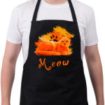 printfashion meow - Kötény - Fekete (5610031)