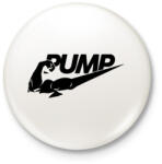 printfashion PUMP - Kitűző, hűtőmágnes - Fehér (3078314)