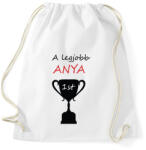 printfashion legjobb anya - Sportzsák, Tornazsák - Fehér (898592)
