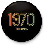 printfashion 1970 - Kitűző, hűtőmágnes - Fekete (11981775)