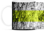 printfashion Sárgasáv minimál - Bögre - Fekete (6082805)