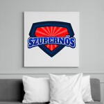 printfashion SZUPERNŐS - Vászonkép - Fehér (11503831)