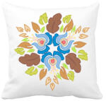 printfashion Népi motívumos mandala - Párnahuzat, Díszpárnahuzat - Fehér (13536089)