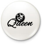 printfashion BMW QUEEN - Kitűző, hűtőmágnes - Fehér (3083681)
