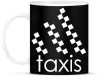 printfashion Taxis - Logóparódia - Bögre - Fekete (7557268)