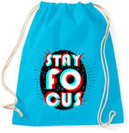 printfashion Stay Focus - Sportzsák, Tornazsák - Surf blue (2876218)