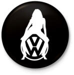 printfashion WOLKSWAGEN HOT FEHÉR - Kitűző, hűtőmágnes - Fekete (3094837)
