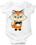 printfashion Mérges róka - Baba Body - Fehér (6253105)