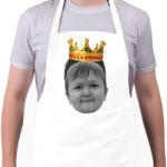 printfashion Hasbulla KING - Kötény - Fehér (5029100)