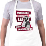 printfashion Mindenki nyugodjon le lánybúcsú - Kötény - Fehér (13254276)