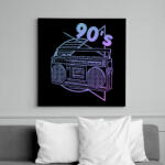 printfashion 90's - Vászonkép - Fekete (13519692)