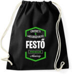 printfashion Festő prémium minőség - Sportzsák, Tornazsák - Fekete (1430407)