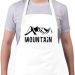 printfashion Mountain - Kötény - Fehér (4915677)