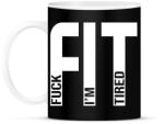 printfashion Fuck I'm Tired - Bögre - Fekete (2779540)