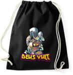 printfashion Deus Vult - Sportzsák, Tornazsák - Fekete (2386531)