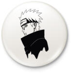 printfashion Pain fekete - Kitűző, hűtőmágnes - Fehér (5756636)