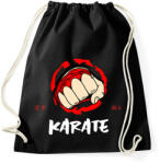 printfashion KARATE - Sportzsák, Tornazsák - Fekete (9450503)