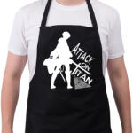 printfashion Attack on Titan - Kötény - Fekete (4933058)