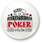 printfashion Szerencsehozó - Kitűző, hűtőmágnes - Fehér (15563565)