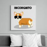 printfashion Incorgito - Vászonkép - Fehér (6629654)