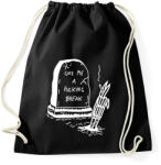 printfashion Give me a fucking break - Sportzsák, Tornazsák - Fekete (16324219)