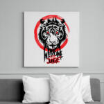 printfashion welcome2 the jungle - Vászonkép - Fehér (6621443)