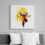 printfashion Dragonball Z - Vászonkép - Fehér (6629593)