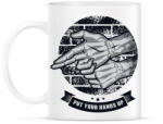 printfashion Kezeket fel! - Bögre - Fehér (788045)