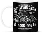 printfashion Dark Iron 1958 legendás motor - Bögre - Fekete (798704)