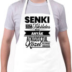 printfashion Senki sem tökéletes - Anya - Kötény - Fehér (4916046)