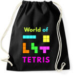 printfashion WORLD OF TETRIS - Sportzsák, Tornazsák - Fekete (1570343)