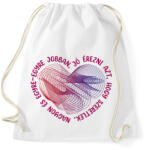 printfashion Illyés Gyula - Jó érezni - Sportzsák, Tornazsák - Fehér (7120894)