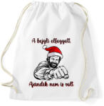 printfashion A bejgli elfogyott, ajándék nem is volt Bud Spencer - Sportzsák, Tornazsák - Fehér (11325450)