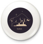 printfashion Taurus - Bika - Kitűző, hűtőmágnes - Fehér (6273778)