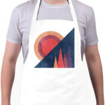 printfashion Naplemente 1 - Kötény - Fehér (5247741)