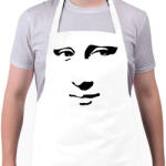 printfashion Mona Lisa - Kötény - Fehér (4908079)