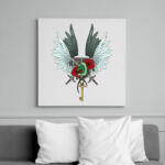 printfashion Attack on Titan - Vászonkép - Fehér (6632329)