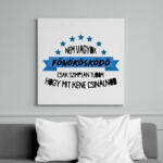 printfashion Nem vagyok főnökösködő - Vászonkép - Fehér (8693880)