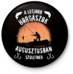 printfashion a legjobb horgászok - Kitűző, hűtőmágnes - Fekete (4988099)