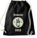 printfashion HUNGARIAN BIKER - Sportzsák, Tornazsák - Fekete (1567287)