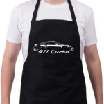 printfashion Porsche 911 turbo - Kötény - Fekete (4926549)