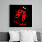 printfashion Katicabogár - Vászonkép - Fekete (13022166)