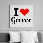 printfashion I love Greece - Vászonkép - Fehér (10546859)