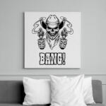 printfashion Bang! - Vászonkép - Fehér (15686919)