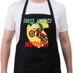 printfashion LEGJOBB MOTOROS - Kötény - Fekete (4938904)