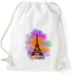 printfashion i love paris - Sportzsák, Tornazsák - Fehér (1389432)