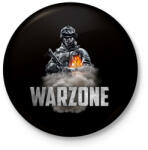 printfashion Warzone - Kitűző, hűtőmágnes - Fekete (3102799)