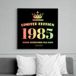 printfashion 1985 - Vászonkép - Fekete (6656803)