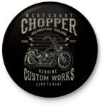 printfashion chopper - Kitűző, hűtőmágnes - Fekete (13727295)